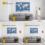 blue-world-map-wall-art-idea 4p