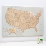 push pin usa map vintage 6usa