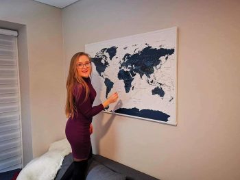 large-ocean-blue-push-pin-world-map-customer-photo