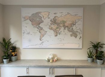 push-pin-world-map-customer-photo-retro-dinning-room-decor-idea