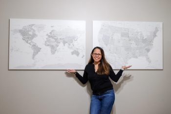 push-pin-world-map-customer-photo-with-usa-map-grey