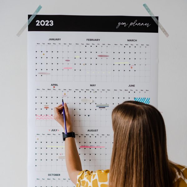 whole year wall calendar planner